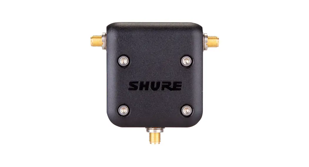 Shure Ua221db-rsma Passive Antenna Splitter User Guide Shure Ua221db-rsma Passive Antenna Splitter User Guide