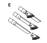 E. Duster Crevice Tool