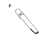 F. Pet Crevice Tool