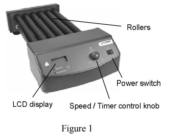 SCILOGEX SCI-T6-PROS Analog Tube Rollers - fig1
