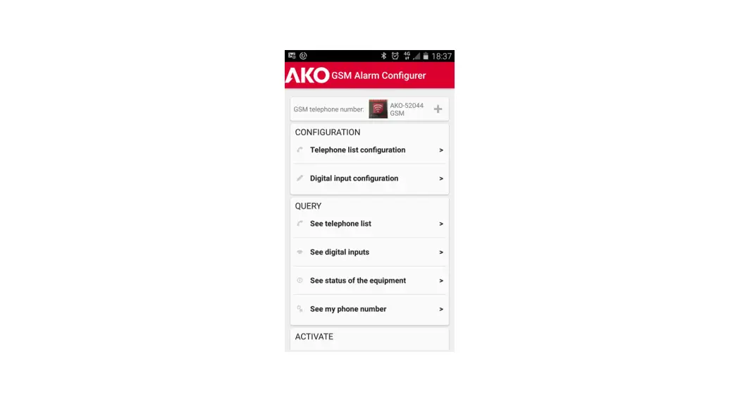 Ako-52044 Ios-android App User Manual