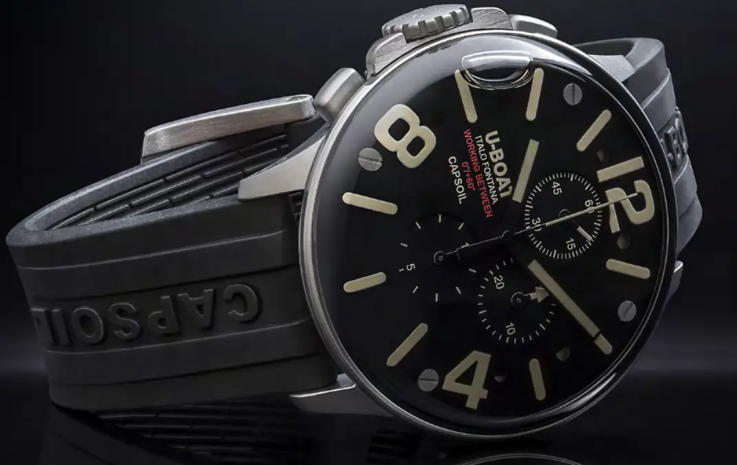 U-BOAT CAPSOIL CHRONO DLC Quartz Watch
