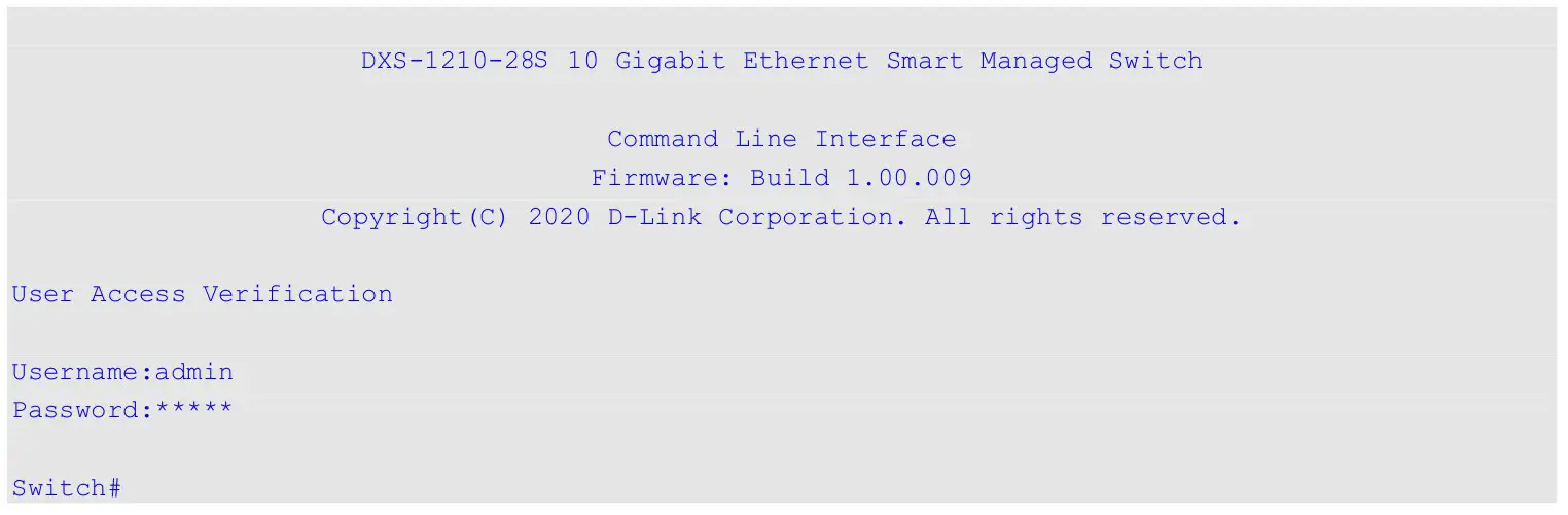 D-Link DXS 1210 28S - First Time Connecting