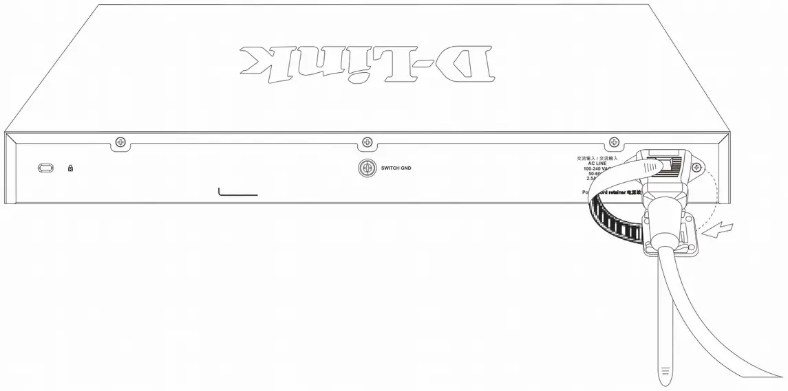 D-Link DXS 1210 28S - Retainer around