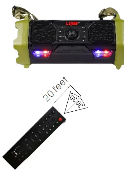 VeGue VS-6633 Portable Bluetooth Speaker System - fig 2