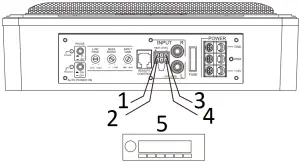 PYLE PLMRSBA8 - High Level Input Wiring