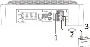 PYLE PLMRSBA8 - Power Connections