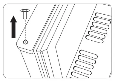 POLAR CD080-A Refrigerators Freezers Instruction - Reversing the door 2
