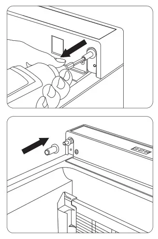 POLAR CD080-A Refrigerators Freezers Instruction - Reversing the door 3