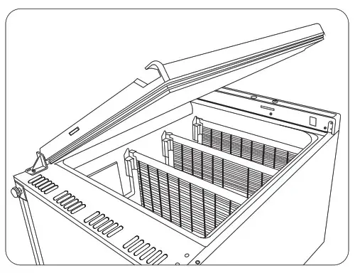 POLAR CD080-A Refrigerators Freezers Instruction - Reversing the door 8