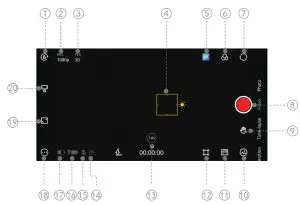 MOZA M16 NANO-SE Black Gimbal Selfie Stick-Genie App