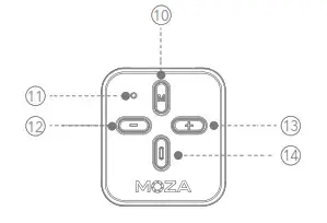 MOZA M16 NANO-SE Black Gimbal Selfie Stick-Overview 2