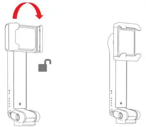 MOZA M16 NANO-SE Black Gimbal Selfie Stick-unlock the roll