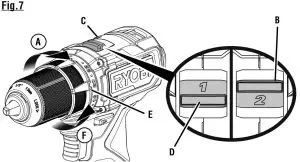 RYOBI One+ Brushless Compact 1 2 In. Drill driver PSBDD01 - FIG 7