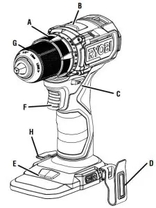 RYOBI One+ Brushless Compact 1 2 In. Drill driver PSBDD01 - PSBD 01