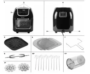 PowerXL CM 005 Vortex Air Fryer Pro - figure 1