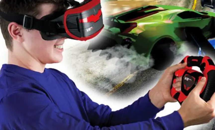 Vr Entertainment 49400 Real Feel Virtual Reality Car Racing Gaming System User Guide
