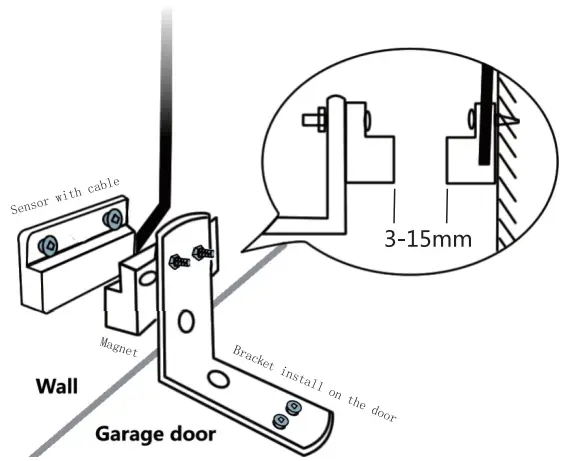 AUBRIC WG-088 Wi-Fi Smart Garage Door Opener - EASY INSTALLATION 2