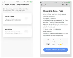 AUBRIC WG-088 Wi-Fi Smart Garage Door Opener - Mode Connection