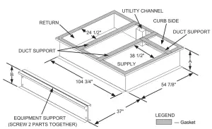 Carrier CRRFCURB053A01 Roof Curb - fig 1