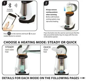 baby brezza BRZ00139A Milk Bottle Warmer - fig 3