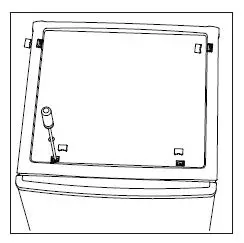Montpellier MS175W BK Freestanding Combi Fridge Freezer-3