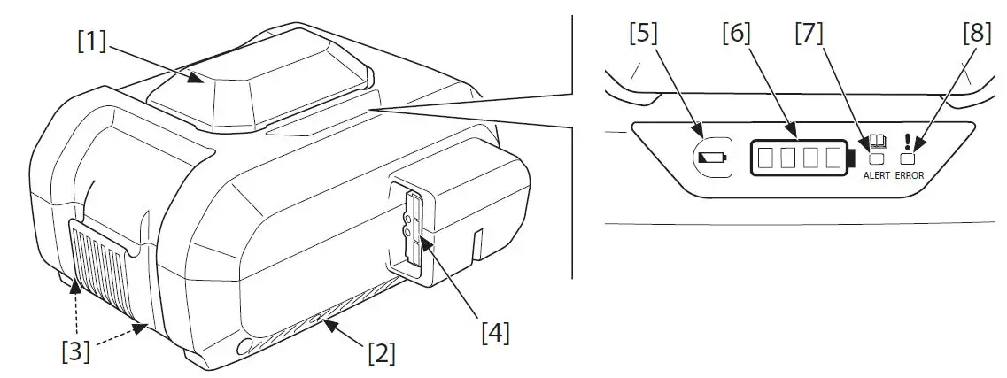 HONDA DP72104Z Battery Pack FIG 2