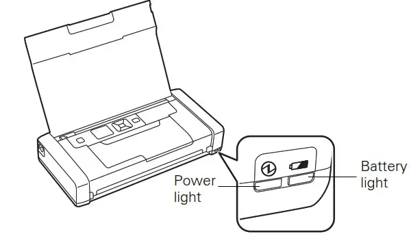 EPSON EC-C110 Wireless Mobile Color Printer - Charging the Battery