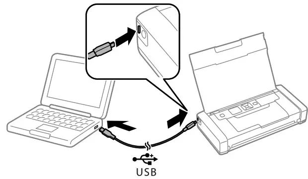 EPSON EC-C110 Wireless Mobile Color Printer - Connecting