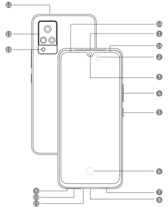 VIVO V2050 V21 5G Smartphone-