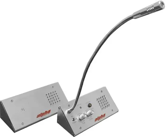 alpha COMUNICATIONS DC-300 Ticket Window Intercom