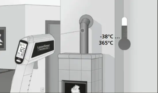 Laserliner 082.038A ThermoSpot one Infrared Thermometer - ThermoSpot One