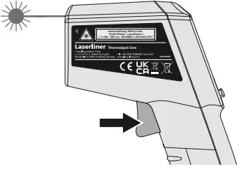 Laserliner 082.038A ThermoSpot one Infrared Thermometer - fig 2