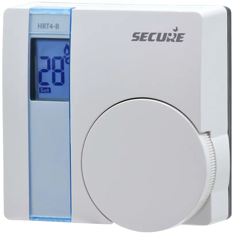 SECURE HRT4 B Battery Operated Electronic Room Thermostat