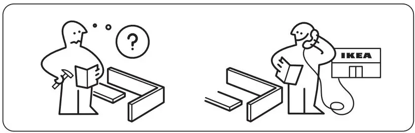IKEA 303.573.62 SKURUP Wall Lamp Instruction Manual - Contact Customer Care