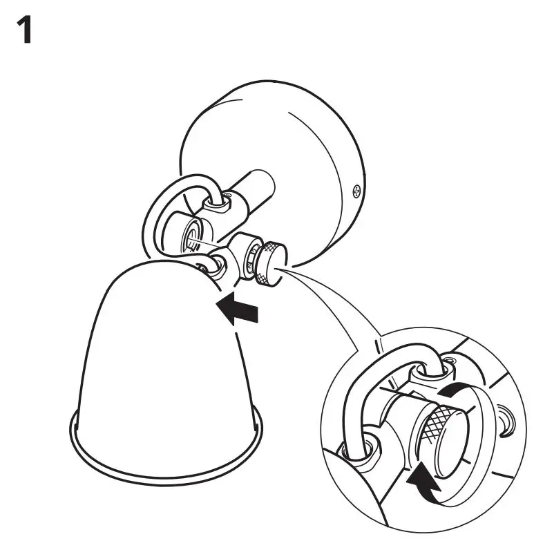 IKEA 303.573.62 SKURUP Wall Lamp Instruction Manual - Installation 1
