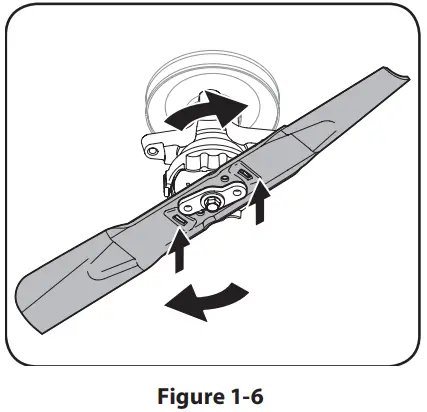 PED 942 01050 H 50 Inch Mower Blade - clockwise