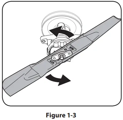 PED 942 01050 H 50 Inch Mower Blade - counterclockwise