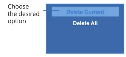REXING V1P 4K Dual Channel Dash Camera - Delete option