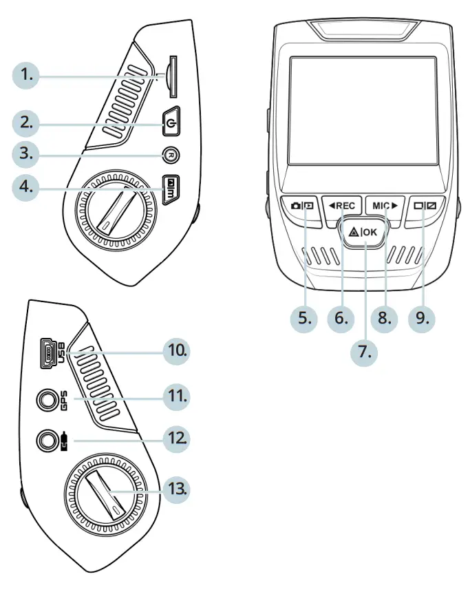REXING V1P 4K Dual Channel Dash Camera - Overview
