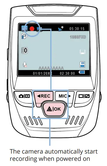 REXING V1P 4K Dual Channel Dash Camera - Video