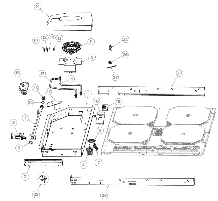 FISHER PAYKEL CGI905DLPTB4 Gas + Induction Cooktop FIG2