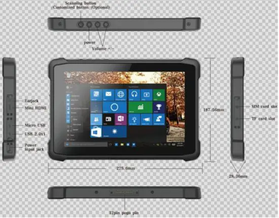 Pokini Tab FS10 A Rugged Industries Tablet - figure 2