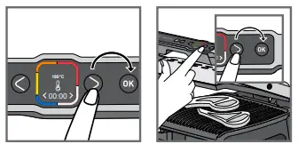 Cooking in manual mode