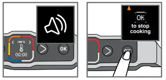 Cooking in manual mode