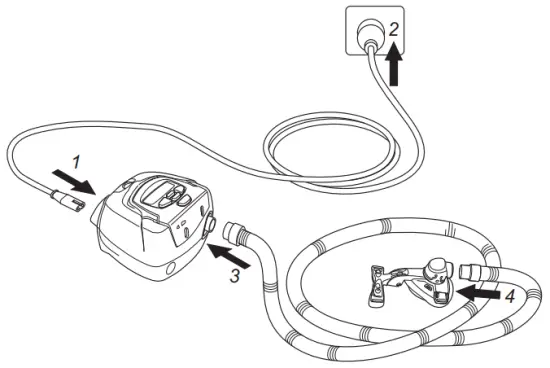 RESMED S 10 Positive Airway Pressure Device 3