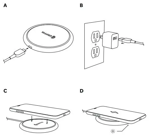 GRIFFIN GP157 15W Wireless Fast Charging Pad 1