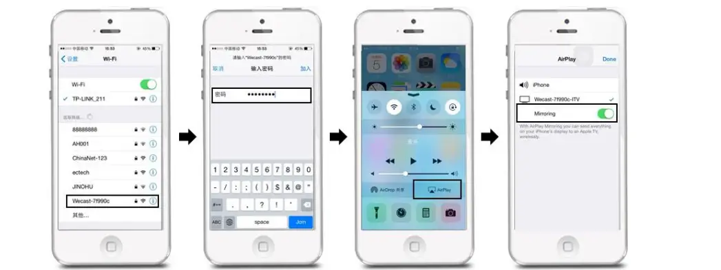 Wecast-A28-Wireless-WiFi-Display-Dongle-Receiver-4