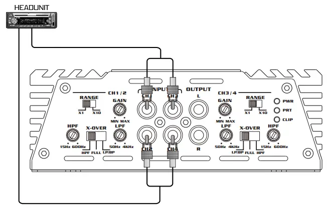 Dragster High Performance Amplifier RCA INPUT