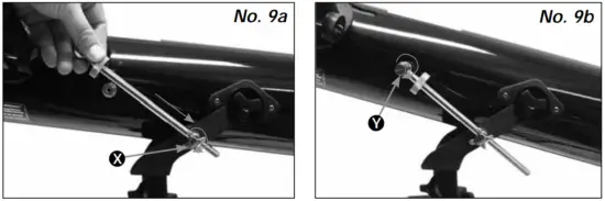 Vertical fine adjustment